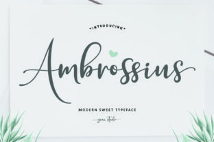 Ambrossius Script: A Handwritten Font for Web Design