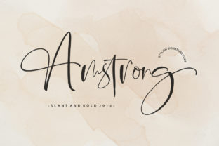 Amstrong Script: A Refined Typeface for Editorial Design