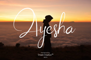 Ayesha Script: A Fluid Typeface for Modern Editorial Design