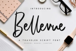 Bellevue Script: A Handwritten Font for Crafters