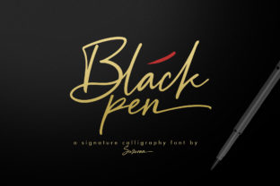 Black Pen Script: A Fresh Typeface for Editorial Design