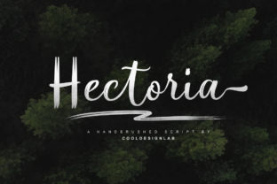 Hectoria Script: A Handwritten Font for Editorial Design
