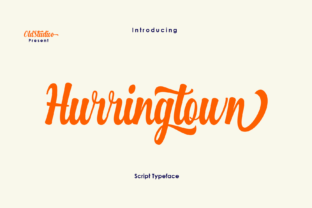 Hurringtown Script: A Bold Handwritten Font for Web Design