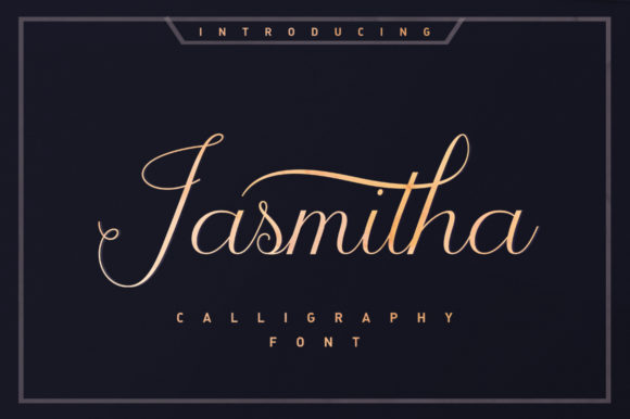 Jasmitha Script: A Modern Typeface for Editorial Design
