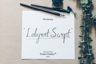 Labyrint Script: A Handwritten Font for Modern Web Design