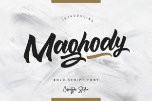 Maghody Script: A Bold Typeface for Editorial Design