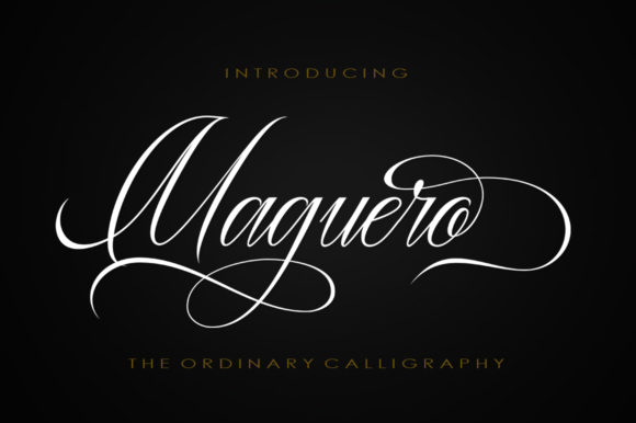Maguero Script: A Modern Handwritten Typeface for Branding