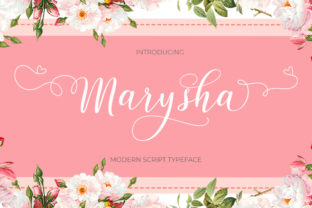 Marysha Script: A Modern Typeface for Digital Design