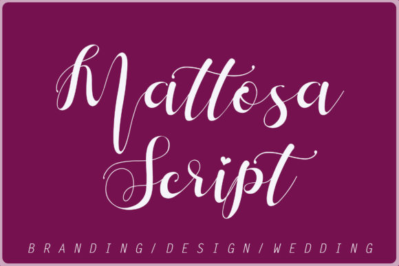 Mattosa Script: A Handwritten Typeface for Web Design