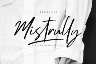 Mistrully Script: A Handwritten Font for Crafters