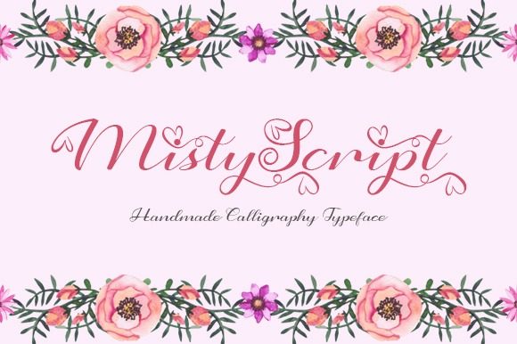 Misty Script: A Handwritten Typeface for Editorial Charm