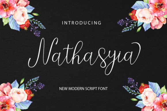 Nathasyia Script: A Modern Typeface for Branding