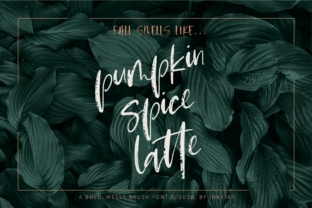 Pumpkin Spice Latte Script Font Review