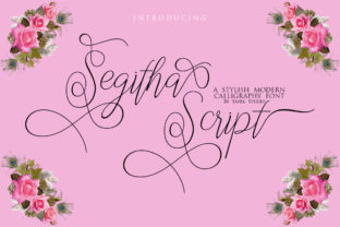 Segitha Script: A Refined Typeface for Digital Elegance
