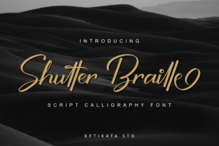 Shutter Braille Script: A Bold Typeface for Digital Brands