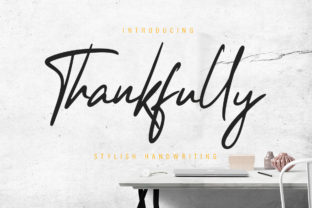Thankfully Script: A Refined Handwritten Typeface for Editorial Design