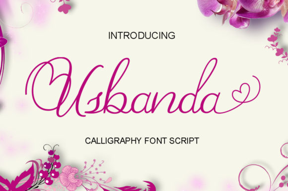 Usbanda Script: A Modern Typeface for Feminine Brands