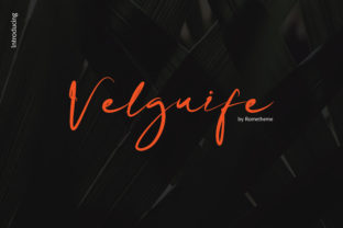 Velgiufe Script: A Classy Handwritten Font for Marketers