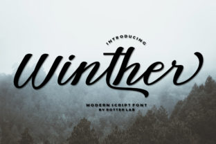 Winther Script Font for Handmade Brands